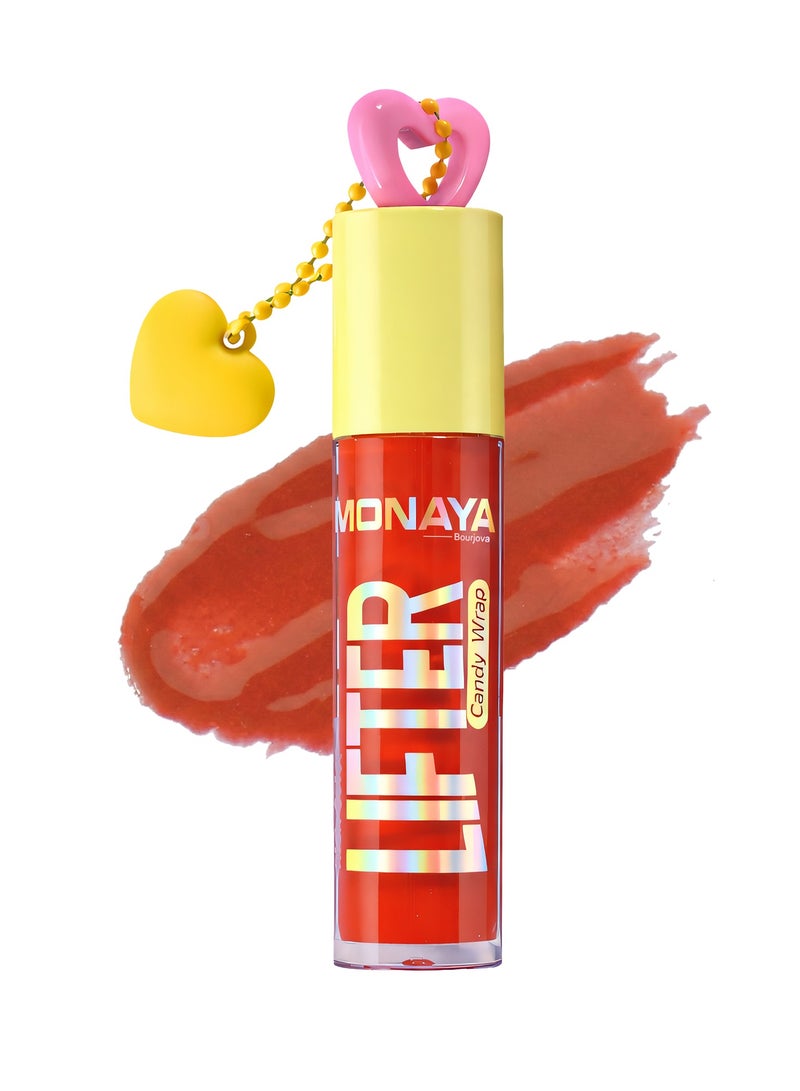 Monaya G029 Candy Wrap Lip Gloss – Glassy Gloss Finish for Fuller-Looking Lips, Rich Sheer Color Enhancing Natural Lip Tone, Lightweight Non-Sticky Formula, All-Day Hydration - Image 2